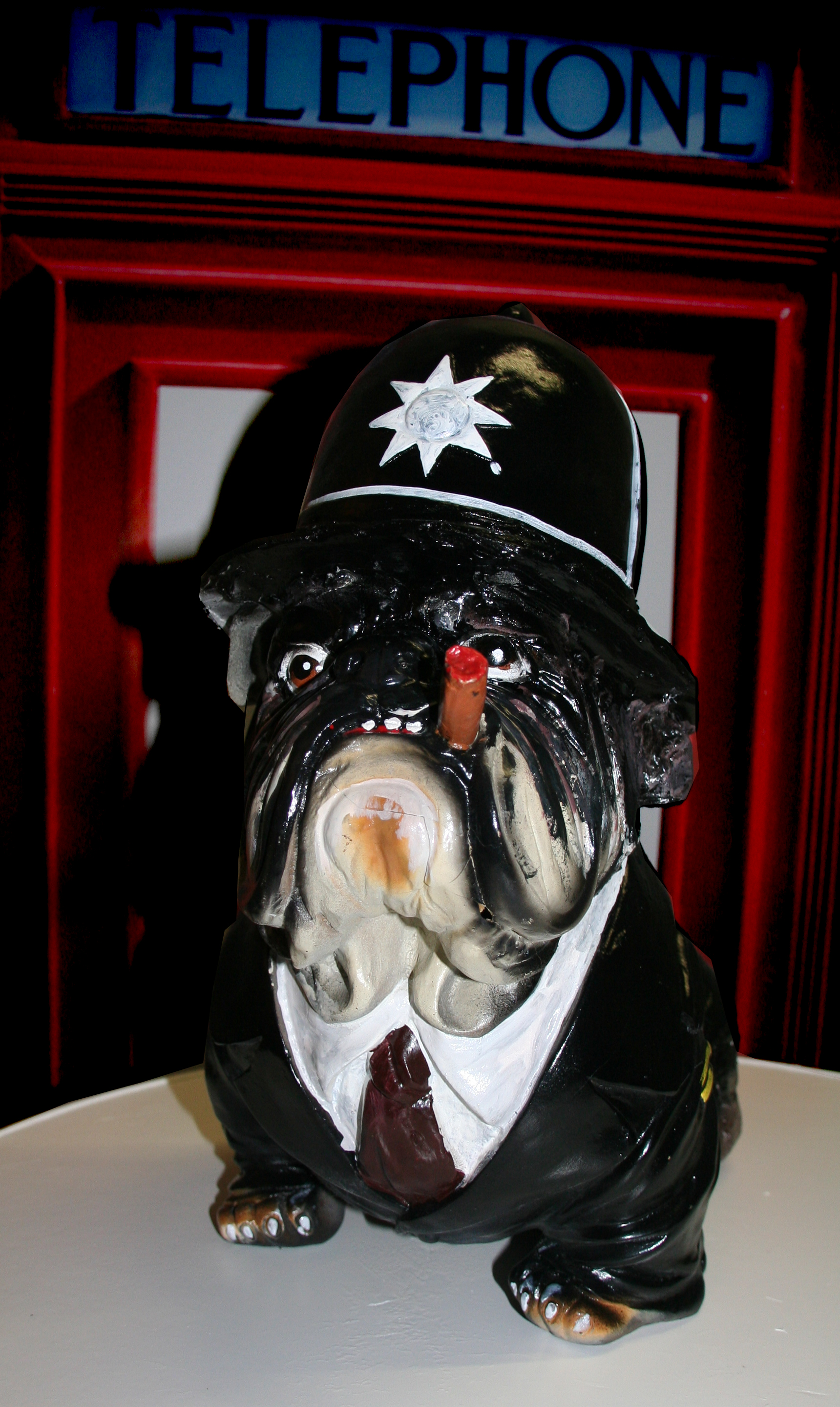 Dekofigur "Churchill-Bobbie" 40 x 38 x 25cm